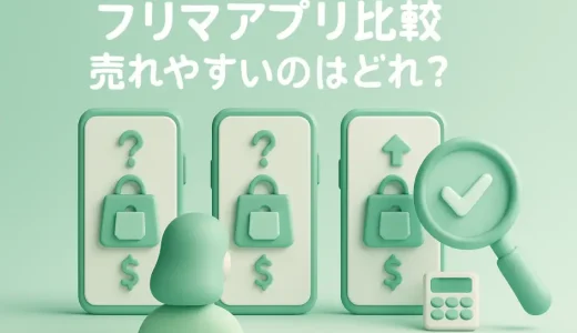 フリマアプリ比較：売れやすいのはどれ？主婦が検証